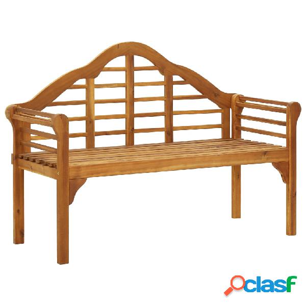 vidaXL Banco de jardín 135 cm madera de acacia maciza