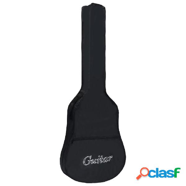 vidaXL Funda para guitarra clásica 1/2 tela negro 94x35 cm