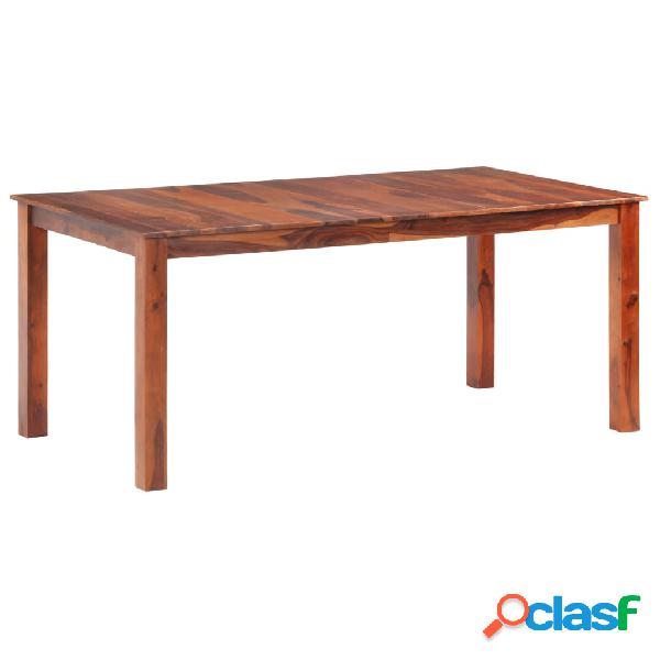 vidaXL Mesa de comedor de madera maciza de sheesham