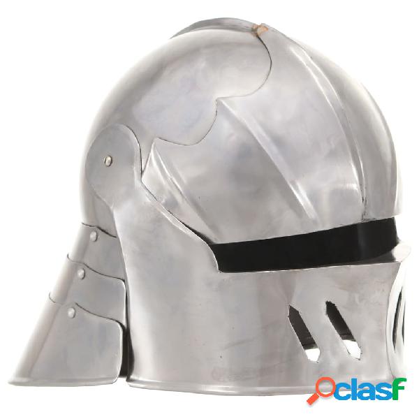 vidaXL Réplica de casco de caballero medieval antiguo LARP