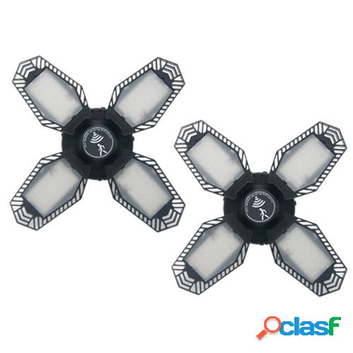 AC110-130V 80W LED Luz de garaje Luces de techo plegables