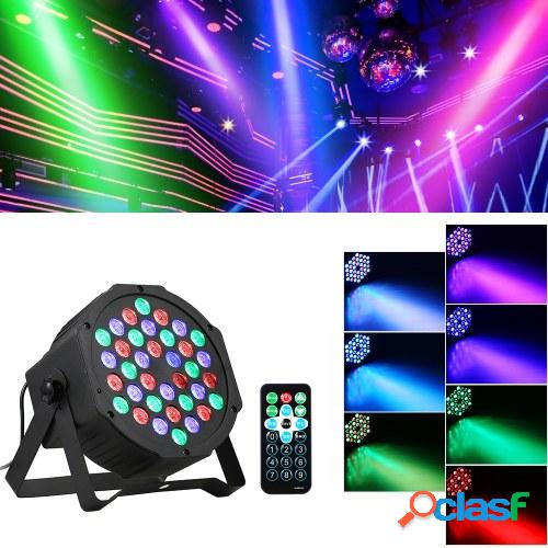 AC90-240V 24W 36 LED RGB Mini Stage Par Luminaria de