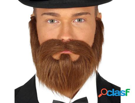 Accesorios DISFRAZZES Barba Y Bigote Castaño (Talla: Talla