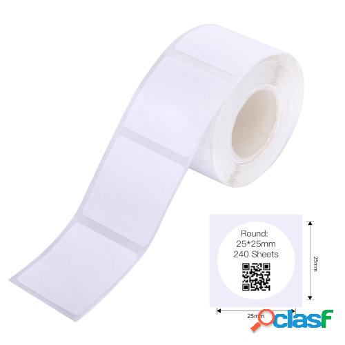 Aibecy Label Paper Thermal Sticker Self-Adhesive Printable