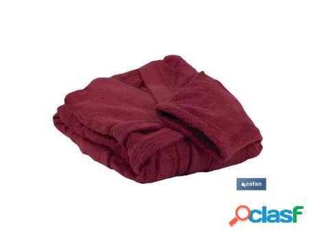Albornoz burdeos gr500m/2 modelo paris talla s