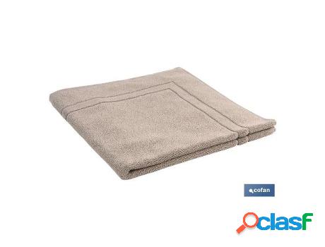 Alfombra baño beige gr.1000 modelo abisinia 60x60cm