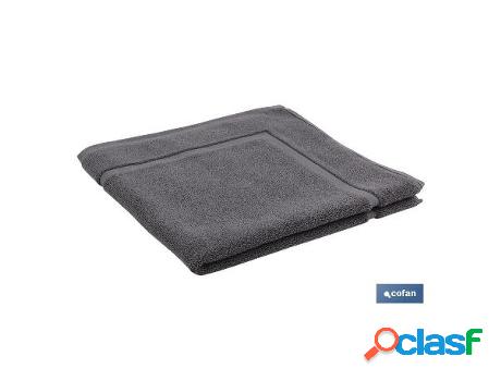 Alfombra baño gris antracita gr.1000 modelo piedra 60x60cm