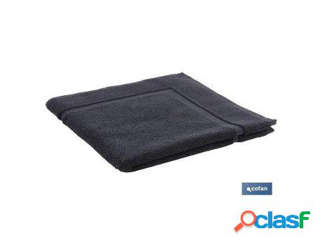 Alfombra baño negro gr.1000 modelo brillante 60x60cm