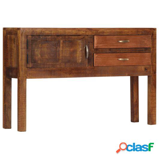 Aparador de madera maciza de mango 118x30x75 cm