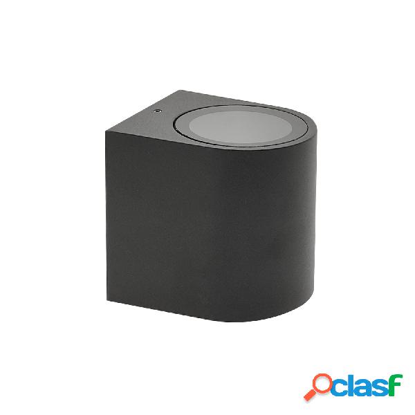 Aplique led garlux r housing gu10 negro