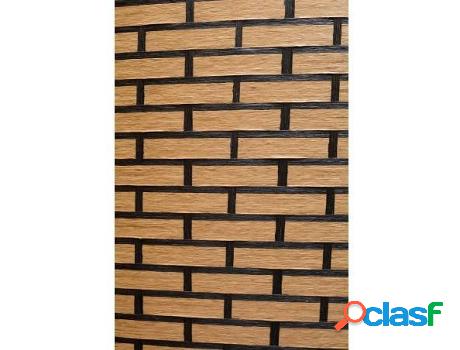 Biombo HOGAR Y MÁS Separador De Ambiente De Bambú Papel