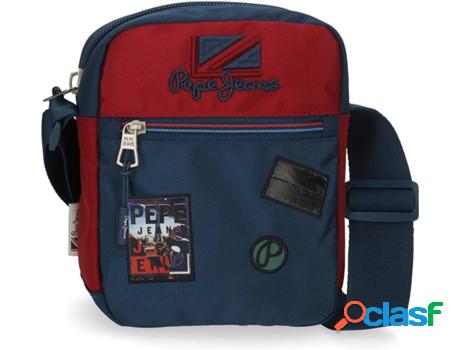 Bolsa de Hombro PEPE JEANS Chest Poliéster Hombre (Rojo)