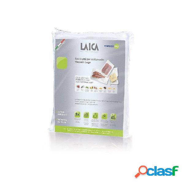 Bolsa para envasar al vacío Laica VT3501/ 20+28cm/ 100