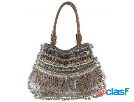 Bolso HOGAR Y MÁS Mujer Boho (algodón yute)