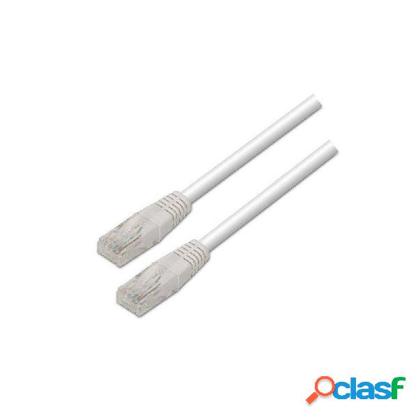 Cable de Red RJ45 UTP Aisens A133-0201 Cat.5e/ 10m/ Blanco