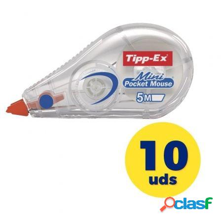 Caja de correctores de escritura en cinta bic tipp-ex mini