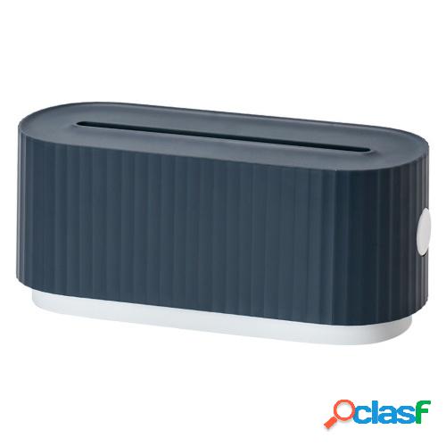 Caja de gestión de cables con tapa de soporte para