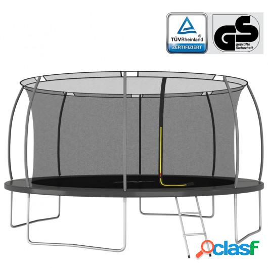 Cama elástica redonda 150 kg 460x80 cm