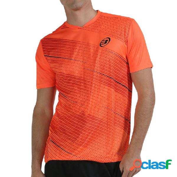 Camiseta bullpadel cojas m coral fluor xl