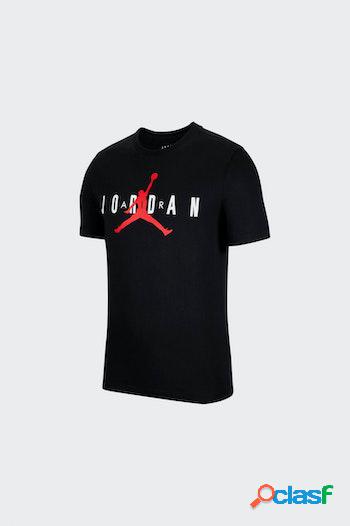 Camiseta nike jordan wordmark negra hombre