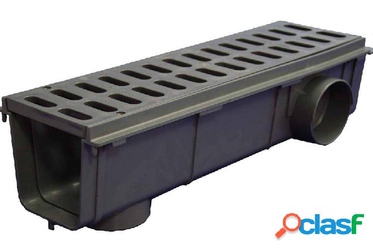 Canaleta de evacuacion con rejilla salida 90 500X130X130Mm