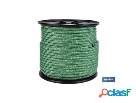 Carrete driza náutica 8 mm 200 m verde