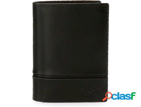 Cartera PEPE JEANS Dandy con Monedero Piel Hombre (Negro)