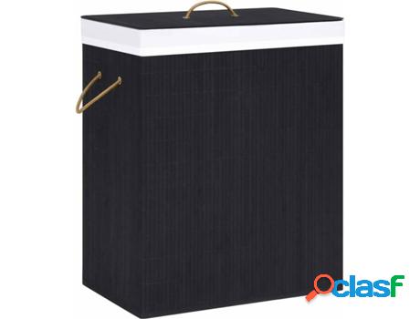 Cesto para Ropa VIDAXL (Bambú - 100 L)