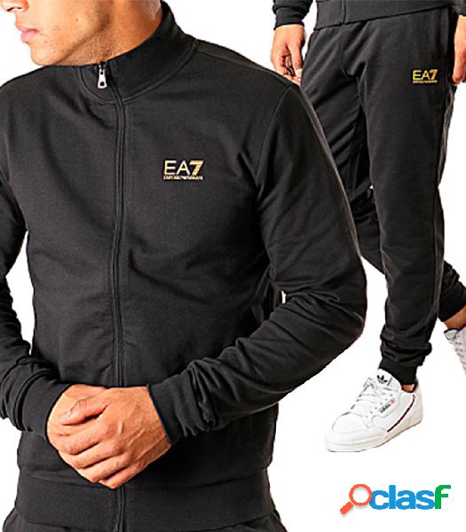 Chandal EA7 Tracksuit XS Negro Extra Small