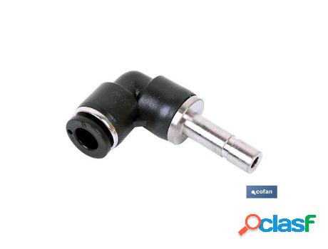 Codo adaptador orientable t-4 caja 2 unid.