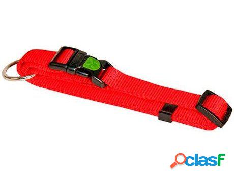 Collar para Perros y Gatos KERBL Ajustable (Rojo - 20-35x1cm