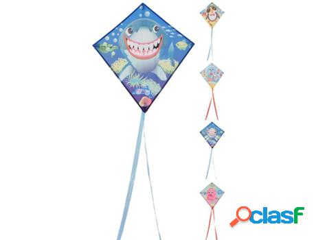 Cometa decorada 57x57 cm surtida