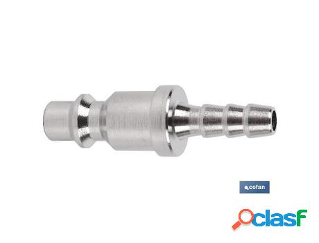 Conector aire con espiga tubo 6 mm