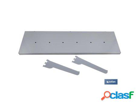 Conjunto bandeja 1000x300mm con 6 orificios de 9 mm