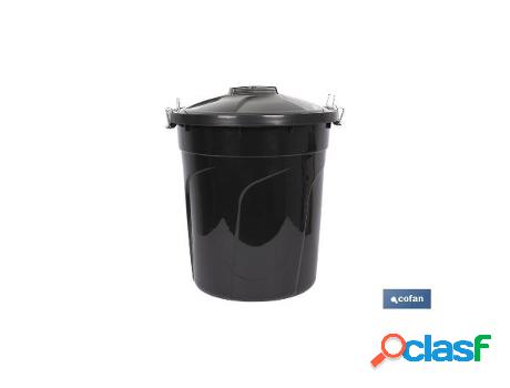 Cubo basura asas metal 50l