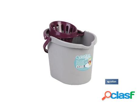 Cubo escurridor modelo danubio 14l.morado