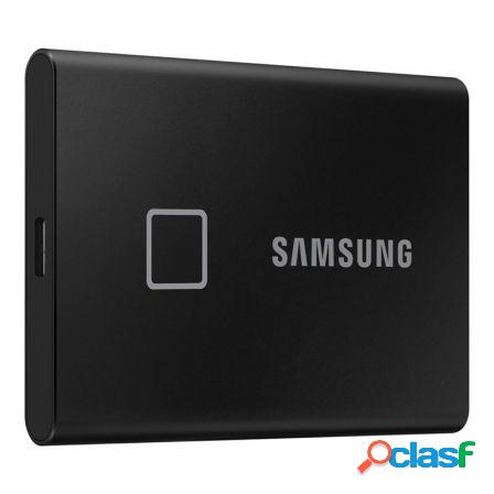 Disco externo ssd samsung portable t7 touch 500gb/ usb 3.2/
