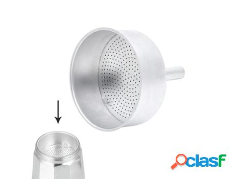 Embudo cafetera aluminio classic / inducción 9 tazas