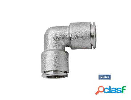 Empalme rapido metalico codo t-6 caja 5 unid.