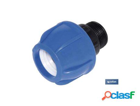Enlace rosca macho pp pn16 20 x 1/2 caja 25 unid.