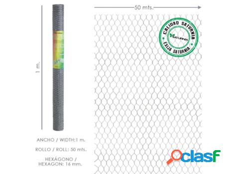 Enrejado triple torsion 16/ 100 cm. rollo 50 metros uso