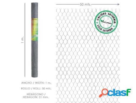 Enrejado triple torsion 31/ 100 cm. rollo 50 metros uso
