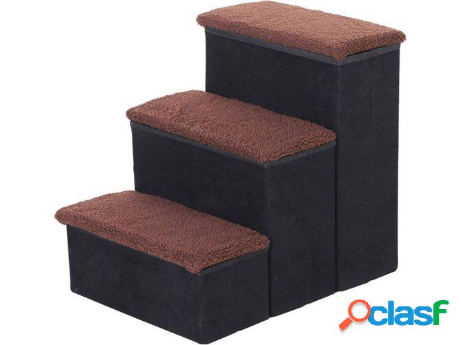 Escaleras PAWHUT D06-068BK
