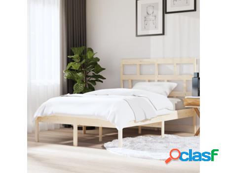 Estructura de Cama VIDAXL de madera maciza king size 150x200