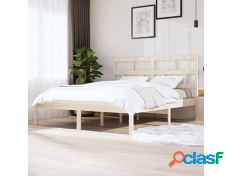 Estructura de Cama VIDAXL madera maciza Super King 180x200