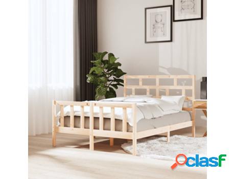 Estructura de Cama VIDAXL madera maciza de pino 120x200 cm