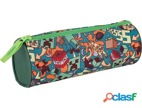 Estuche MINECRAFT Crazy (Multicolor - Poliéster - 8x22x8