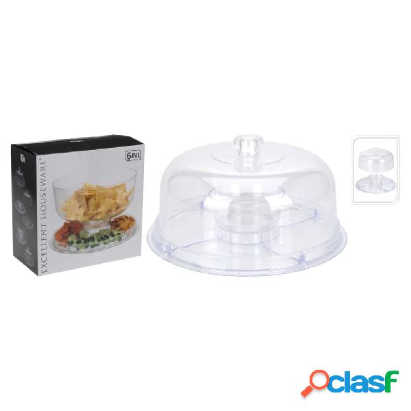 Excellent Houseware Fuente de servir 6 en 1