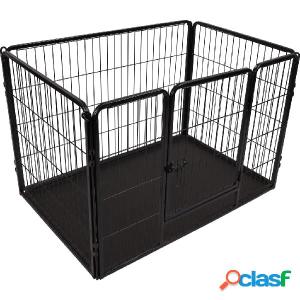 FLAMINGO Perrera Kazan M negra 109x72x72 cm
