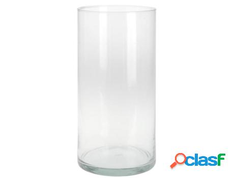 Florero vidrio tubo 15x30 cm